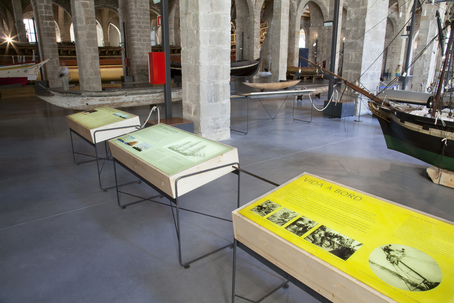 Estudi Blanc I Bàrbara Blanc I Disseny – Projectes – Fragata Barcelona. Museu marítim Estudi Blanc I Bàrbara Blanc I Disseny - Projectes - Fragata Barcelona. Museu marítim