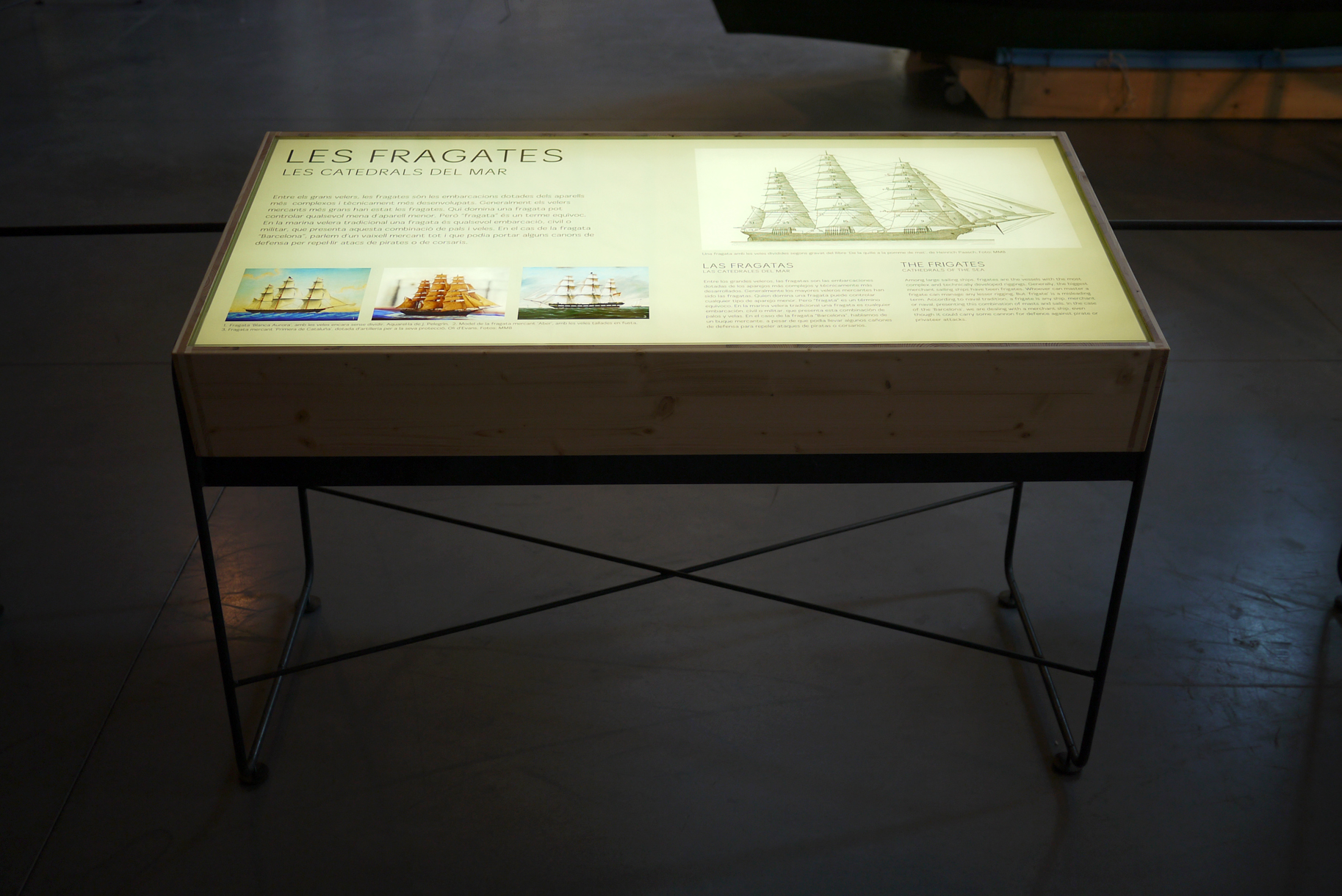 Estudi Blanc I Bàrbara Blanc I Disseny – Projectes – Fragata Barcelona. Museu marítim Estudi Blanc I Bàrbara Blanc I Disseny - Projectes - Fragata Barcelona. Museu marítim