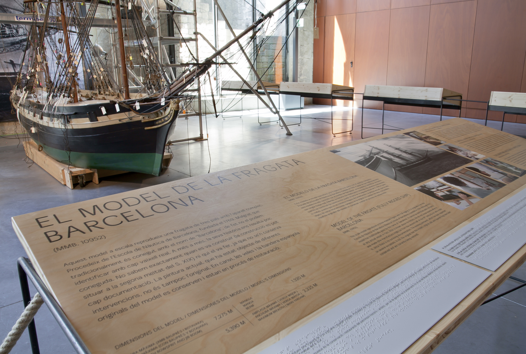 Estudi Blanc I Bàrbara Blanc I Disseny – Projectes – Fragata Barcelona. Museu marítim Estudi Blanc I Bàrbara Blanc I Disseny - Projectes - Fragata Barcelona. Museu marítim