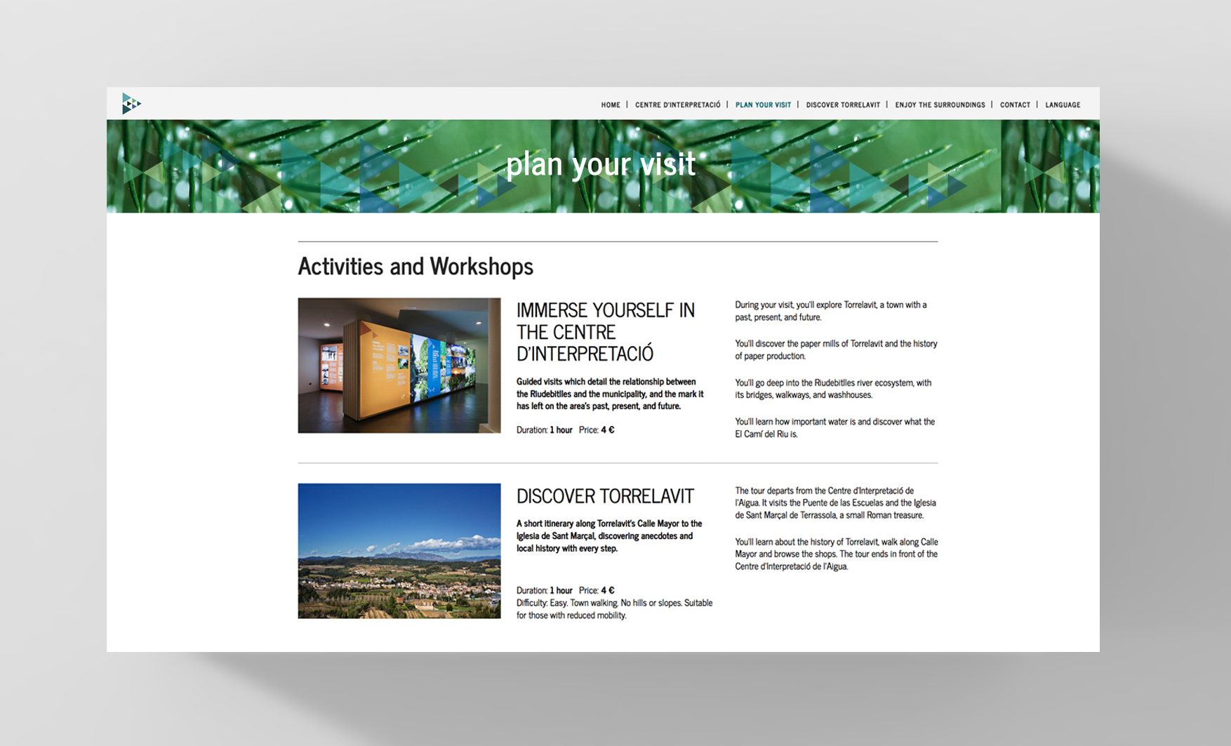 Estudi Blanc I Bàrbara Blanc I Disseny - Projectes - Centre d’interpretació de l’aigua de Torrelavit