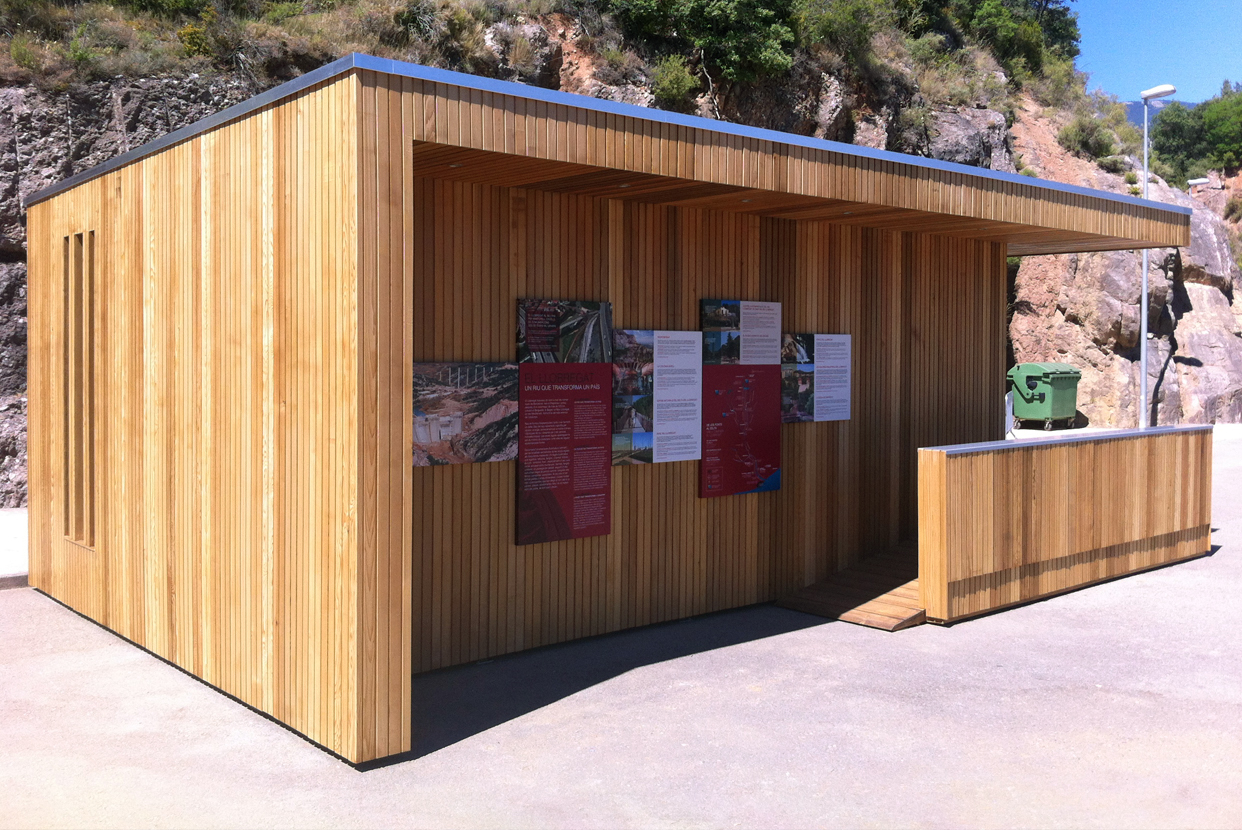 Estudi Blanc I Bàrbara Blanc I Disseny – Projectes – Centre d’interpretació de la presa de la Baells Estudi Blanc I Bàrbara Blanc I Disseny - Projectes - Centre d'interpretació de la presa de la Baells