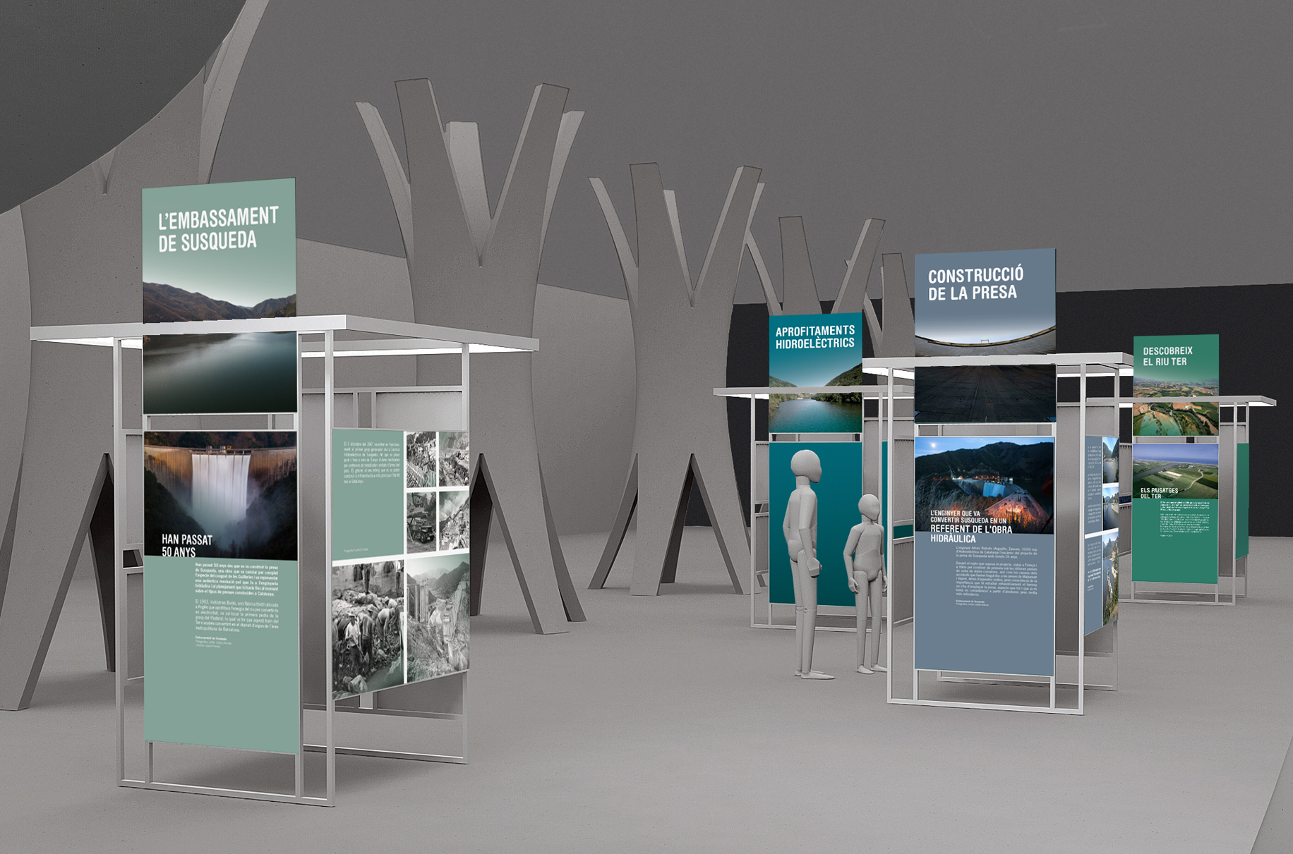 Estudi Blanc I Bàrbara Blanc I Disseny - Projectes - 50 anys de l'embassament de Susqueda