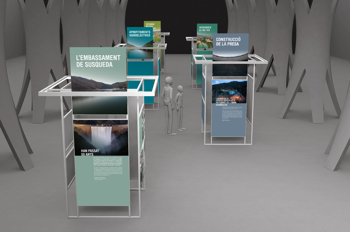 Estudi Blanc I Bàrbara Blanc I Disseny - Projectes - 50 anys de l'embassament de Susqueda