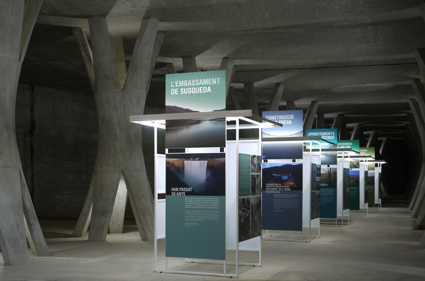 Estudi Blanc I Bàrbara Blanc I Disseny - Projectes - 50 anys de l'embassament de Susqueda