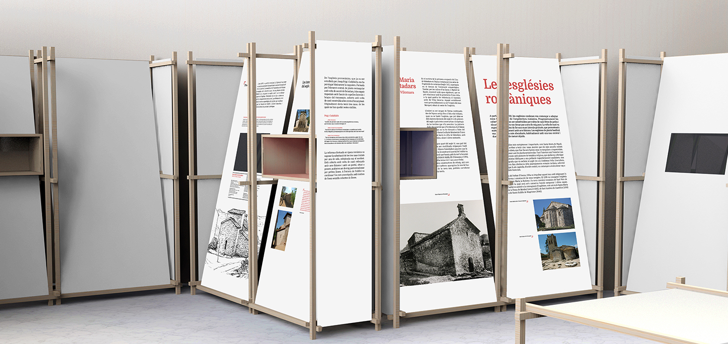 Estudi Blanc I Bàrbara Blanc I Disseny – Projectes – El romànic del temps d’Oliba Estudi Blanc I Bàrbara Blanc I Disseny - Projectes - El romànic del temps d'Oliba