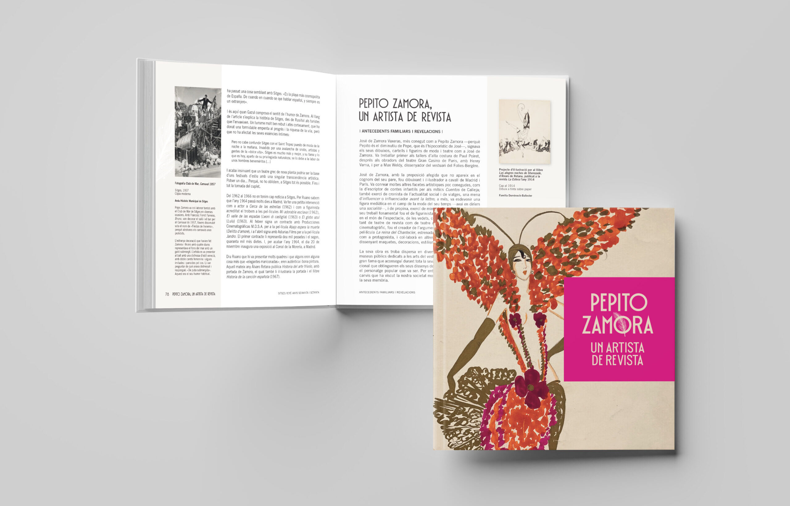 Estudi Blanc I Bàrbara Blanc I Disseny – Projectes – Pepito Zamora, un artista de revista Estudi Blanc I Bàrbara Blanc I Disseny - Projectes - Pepito Zamora, un artista de revista